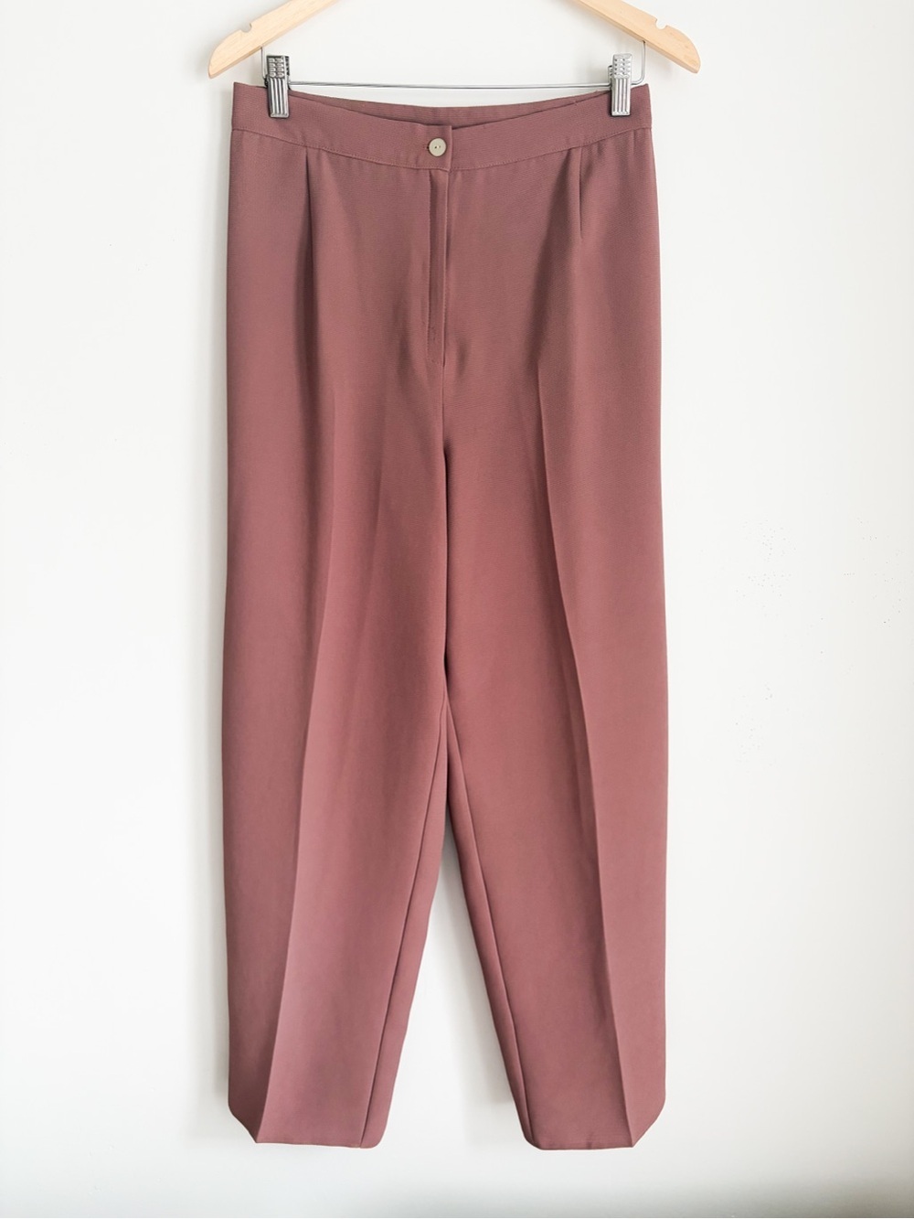 Vintage AGMIR Mauve Trousers - Handcrafted in Poland - Medium